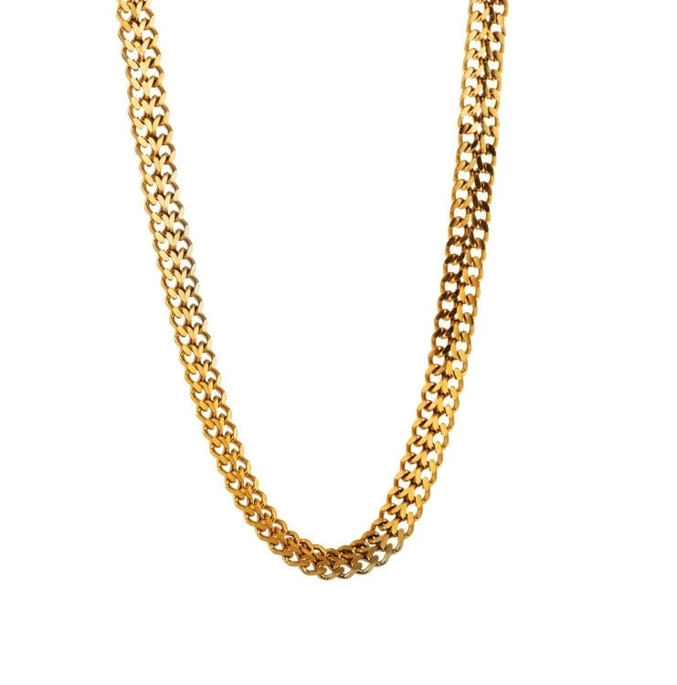 Gold chain necklace