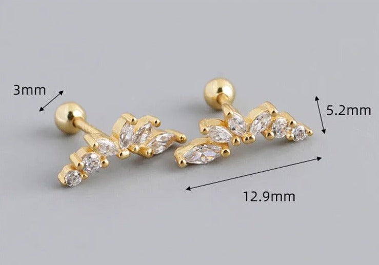 Classy jewel studs