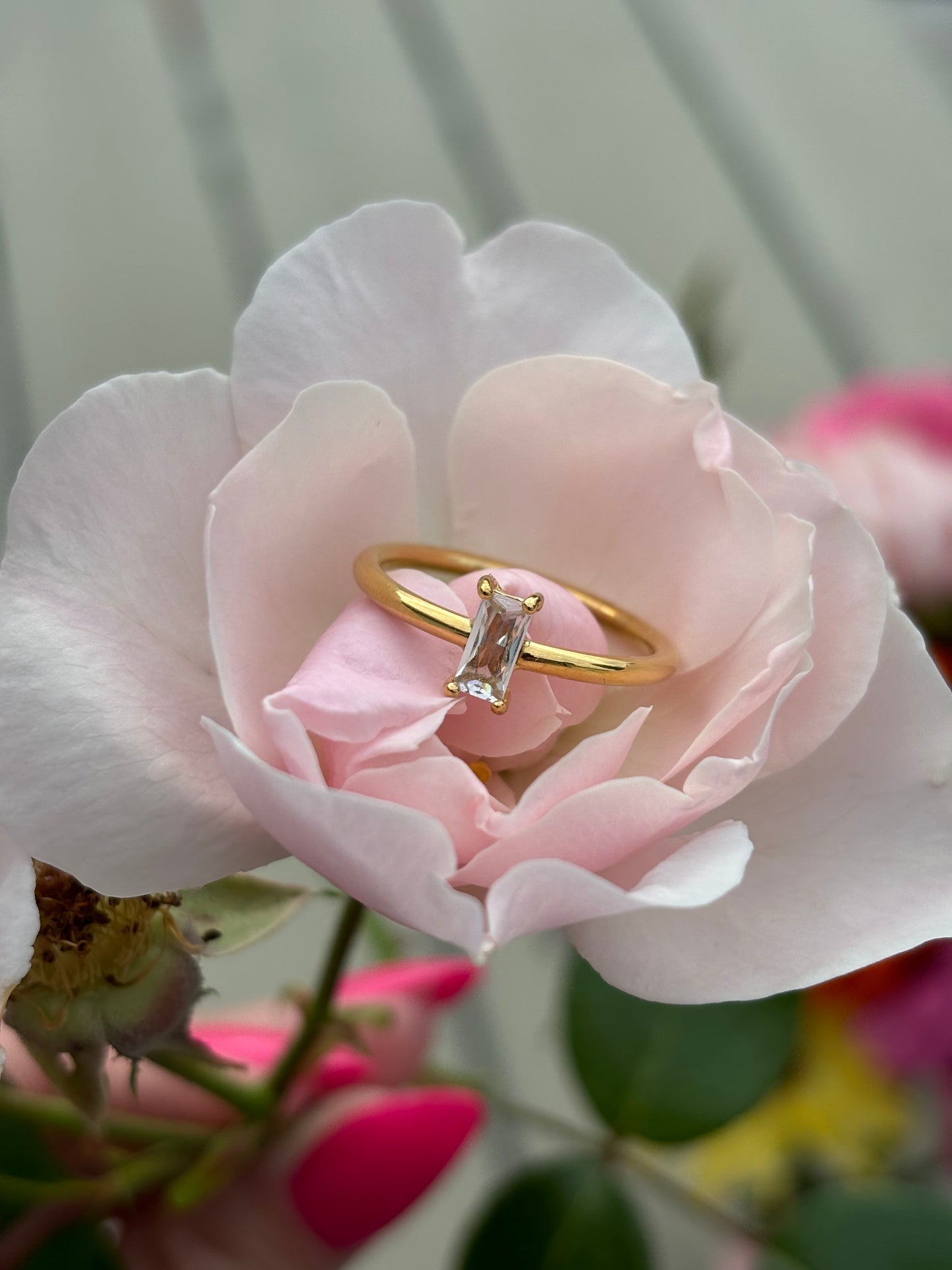 Crystal clarity ring