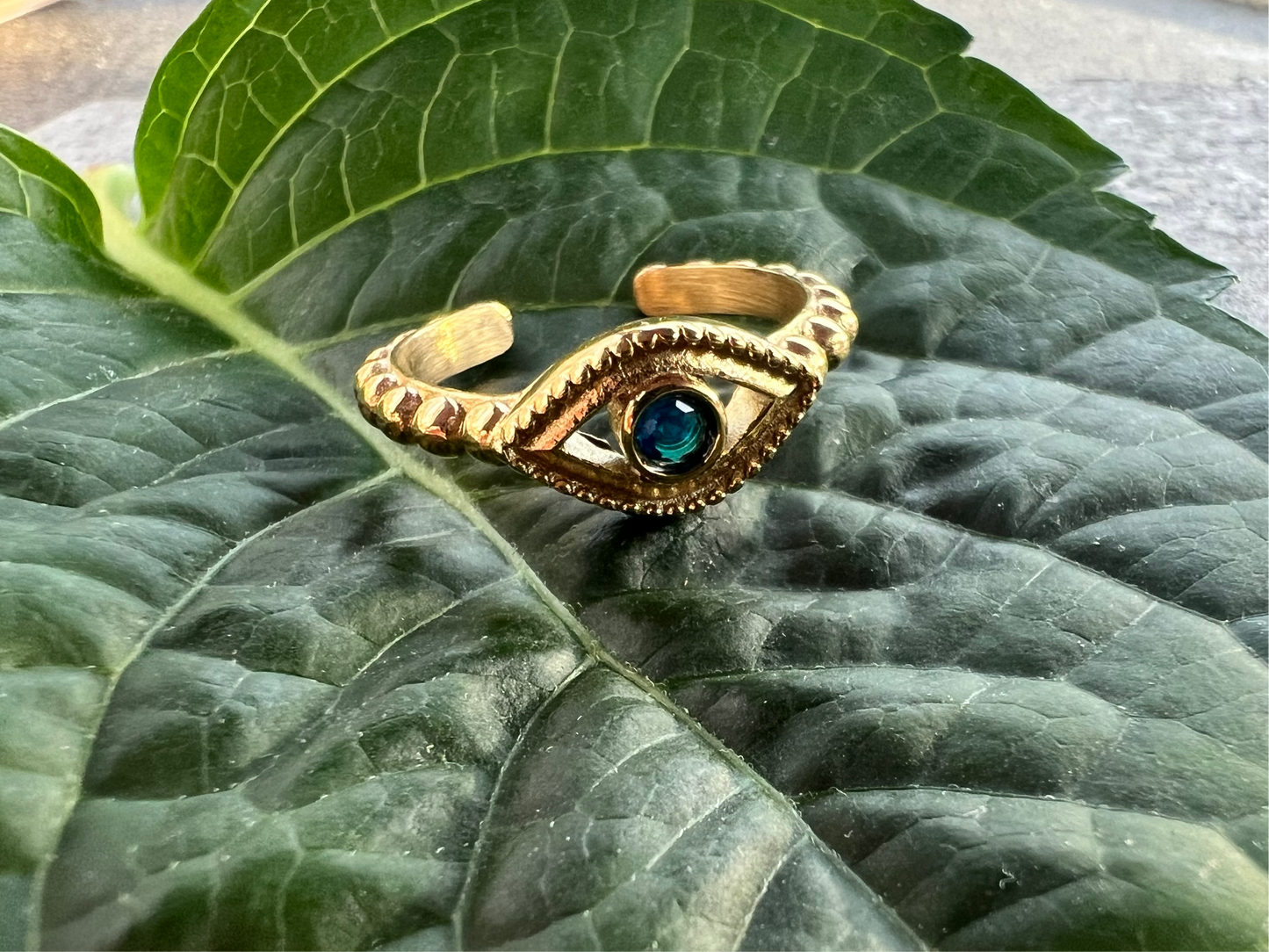 Evil eye ring