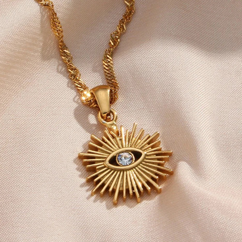 Evil eye necklace