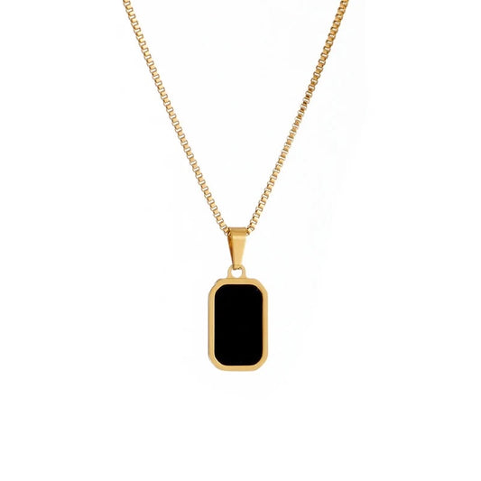 Black jewel necklace