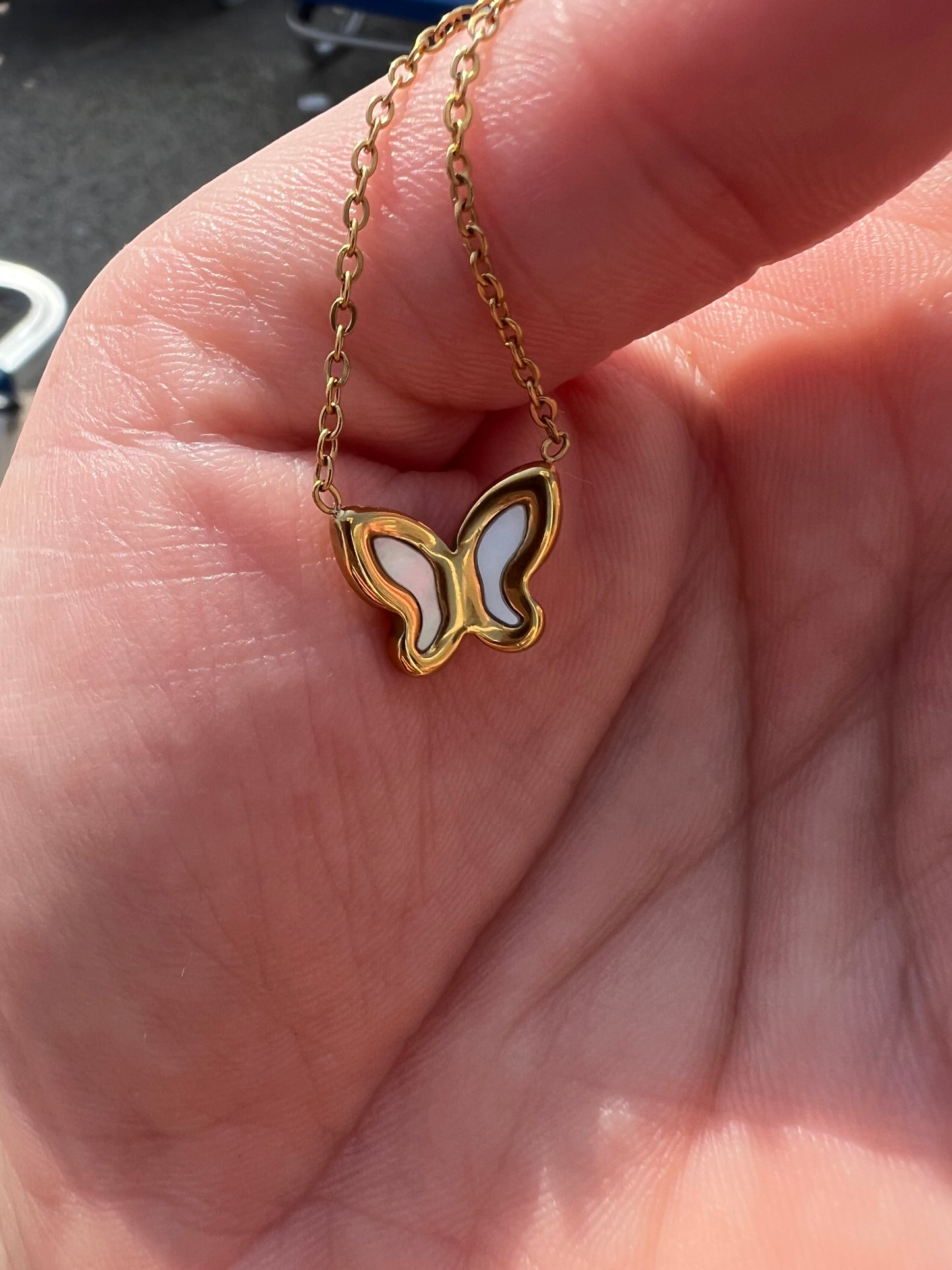 Butterfly necklace