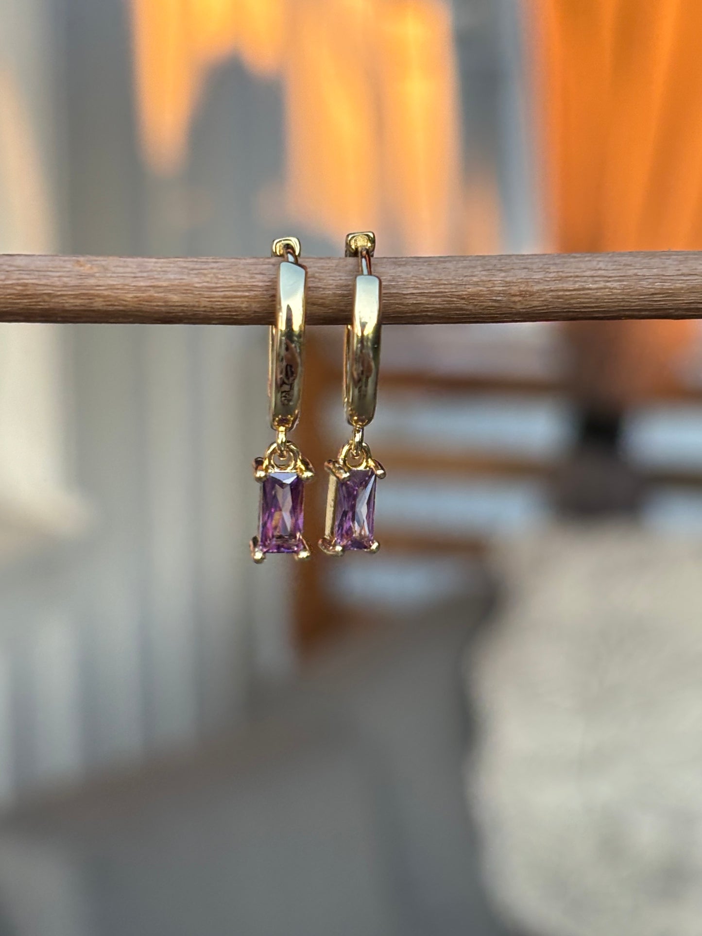 Crystal clarity earrings