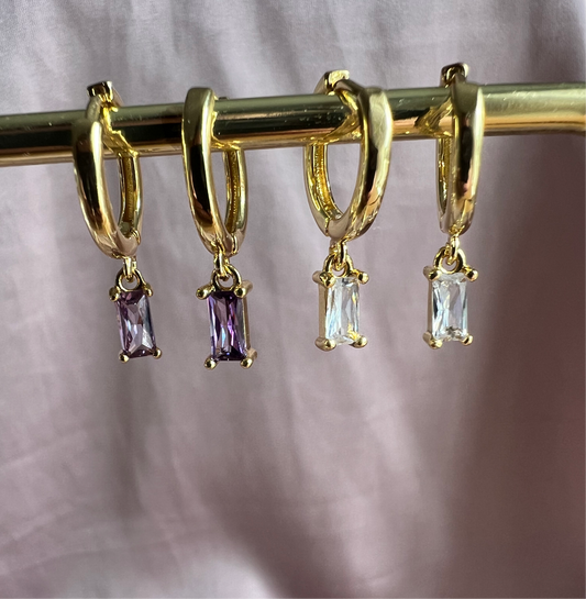 Crystal clarity earrings